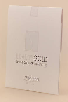 BEAUTYGOLD Косметичні листя чистого Срібла для комбінованої чи жирної шкіри, 12 шт