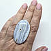 Сапфірин – кабошон, пейзажний блакитний агат для створення ювелірних прикрас, фото 8