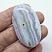 Сапфірин – кабошон, пейзажний блакитний агат для створення ювелірних прикрас, фото 6