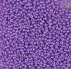 Бісер чеський Preciosa 17328, перлинний, фіолетовий (10 г)