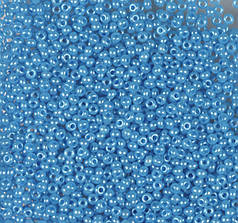 Бісер чеський Preciosa 17365, перлинний, світло-синій (10 г)