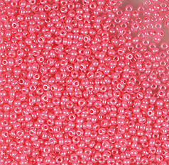 Бісер чеський Preciosa 17398, перлинний, рожевий (10 г)