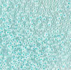 Бісер чеський Preciosa 37158, перлинний, бірюзовий світлий (10 г)