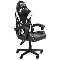 Комп'ютерне геймерське крісло Рейсер VR Racer Dexter Djaks чорний/білий