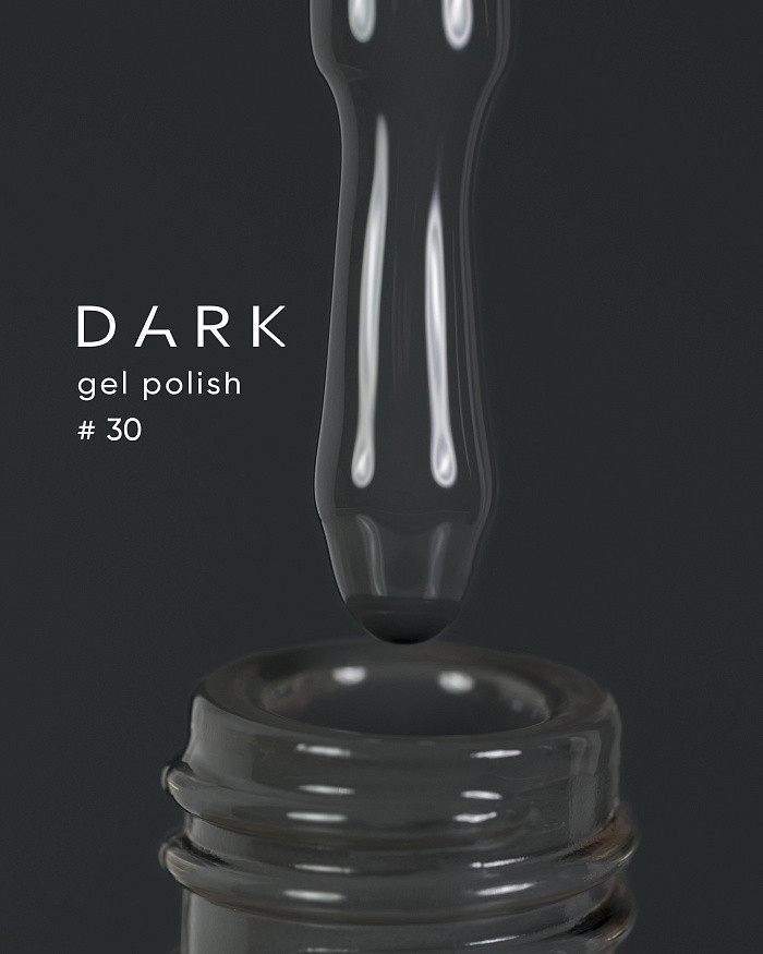 Dark gel polish 30, 6 ml