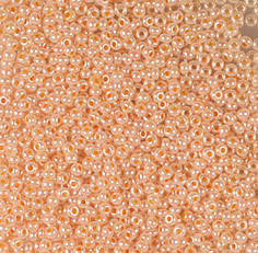 Бісер чеський Preciosa 37383, перлинний, персиковий-крем (10 г)