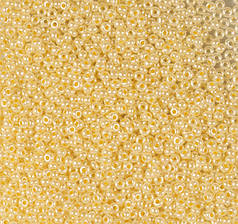 Бісер чеський Preciosa 37386, перлинний, темна ваніль (10 г)