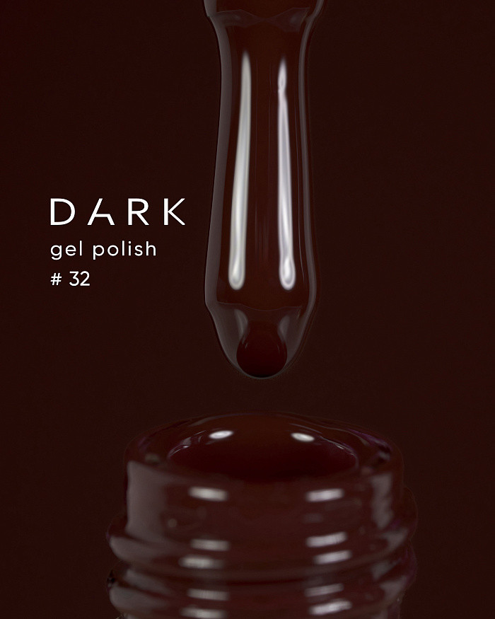 Dark gel polish 32, 6 ml