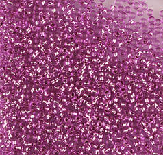 Бісер чеський Preciosa 08225, блискучій, ліловий (10 г)