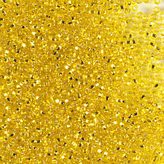 Бісер чеський Preciosa 87010, блискучій, лимонно-жовтий (10 г)