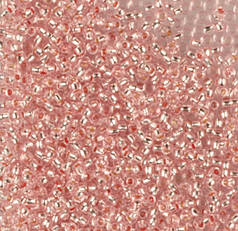Бісер чеський Preciosa 08273, блискучій, рожевий (10 г)