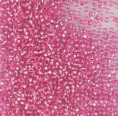 Бісер чеський Preciosa 08277, блискучій, малиновий (10 г)