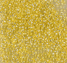 Бісер чеський Preciosa 08283, блискучій, світло-жовтий (10 г)