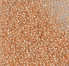 Бісер чеський Preciosa 08288, блискучій, персиковий (10 г)