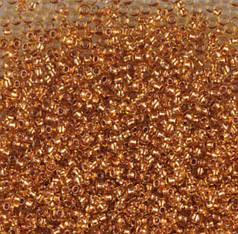 Бісер чеський Preciosa 19020, блискучій, бронза (10 г)