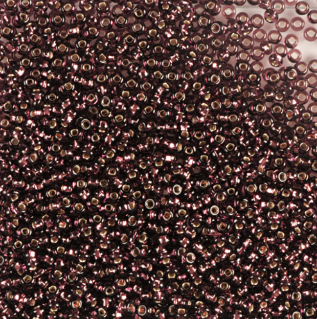 Бісер чеський Preciosa 27060, блискучій, аметистовий (10 г)