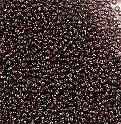 Бісер чеський Preciosa 27080, блискучій, аметистовий темний (10 г)