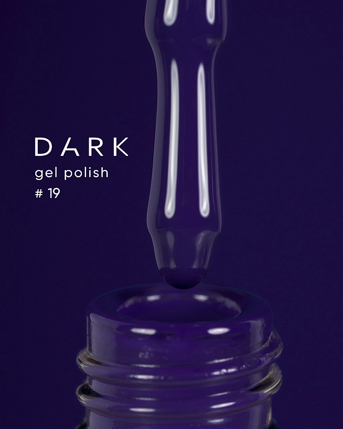 Dark gel polish 19, 6 ml