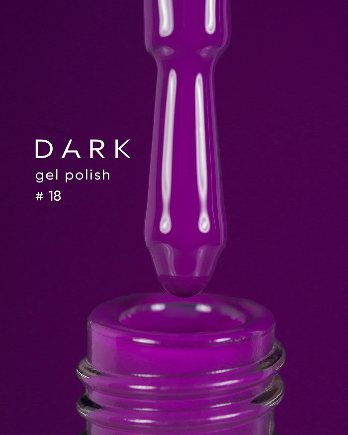 Dark gel polish 18, 6 ml