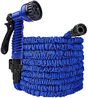 Шланг садовый для полива 60 метров с распылителем. Поливочный шланг, растягивающийся ШАРМ