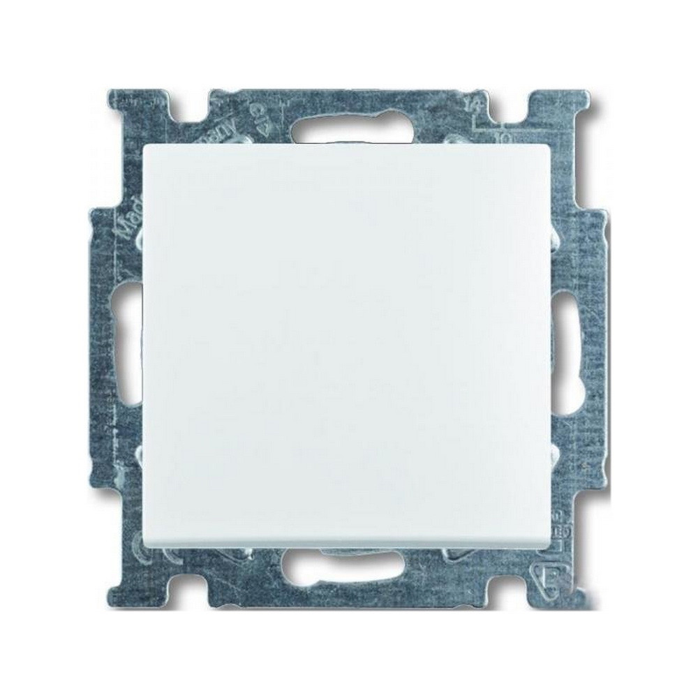 Вимикач ABB basic55 білий 1кл проміжний, фото 1