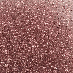 Бісер чеський Preciosa 01113, кристалічний прозорий, коричнево-рожевий (10 г)