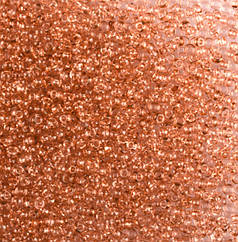 Бісер чеський Preciosa 01112, кристалічний прозорий, світло-коричневий (10 г)