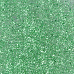 Бісер чеський Preciosa 01162, кристалічний прозорий, зелений блідий (10 г)