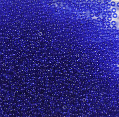 Бісер чеський Preciosa 30080, прозорий, фіалковий темний (10 г)