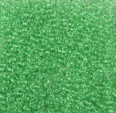 Бісер чеський Preciosa 01161, кристалічний прозорий, світло-зелений (10 г)