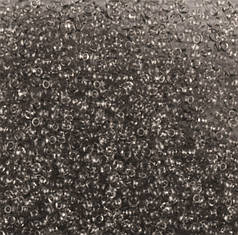 Бісер чеський Preciosa 01141, кристалічний прозорий, сірий темний (10 г)