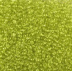 Бісер чеський Preciosa 01153, кристалічний прозорий, жовто-салатовий (10 г)