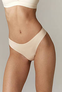 Безшовні трусики стрінги бежеві Demi  Aruelle