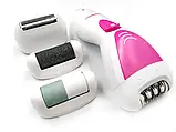Електроепілятор, тример жіночий (4в1), Епілятор для видалення волосся, гарний жіночий епілятор, DEV, фото 3