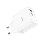 Адаптер живлення для телефона Hoco C113A Awesome White (6931474790910) 65W, фото 3