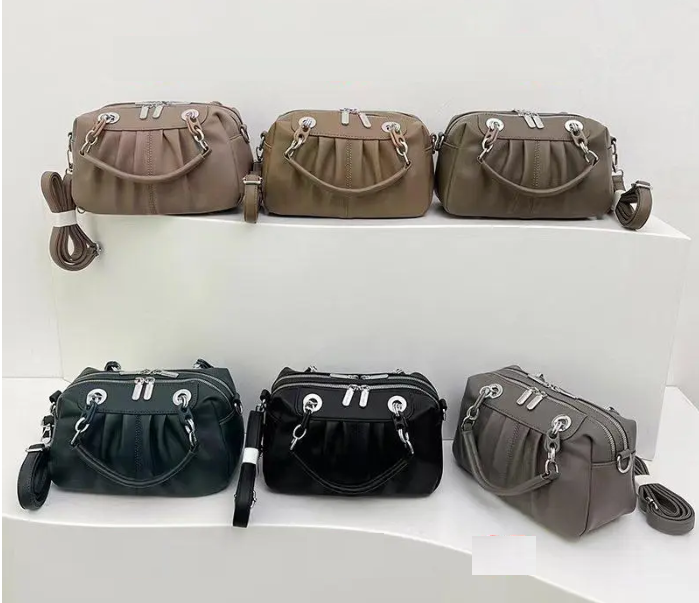 Сумка жіноча крос-боді прямокутна на два відділення зі штучної шкіри у різних кольорах Fedya, фото 1