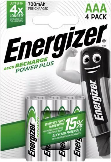 Акумулятор Energizer AAA 700 mAh Pre-Ch PowerPlus BL2 Ni-MH 7638900416992