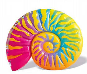 Плотик 58791 (4шт) Молюск, 157-127-25 см, ремкомплект, до 100 кг