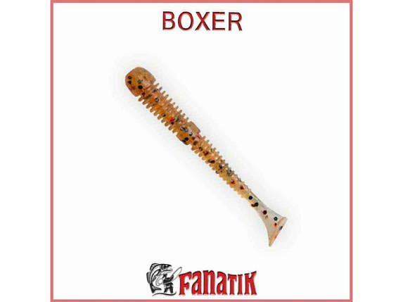 Приманка силіконова риболовна Boxer 3,5 (75 мм) колір 003 (6шт. в уп. ) ТМ FANATIK FG, фото 1