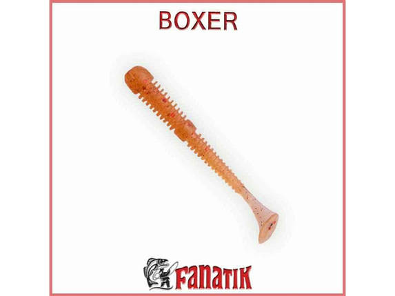 Приманка силіконова риболовна Boxer 3,5 (75 мм) колір 007 (6шт. в уп. ) ТМ FANATIK FG, фото 1
