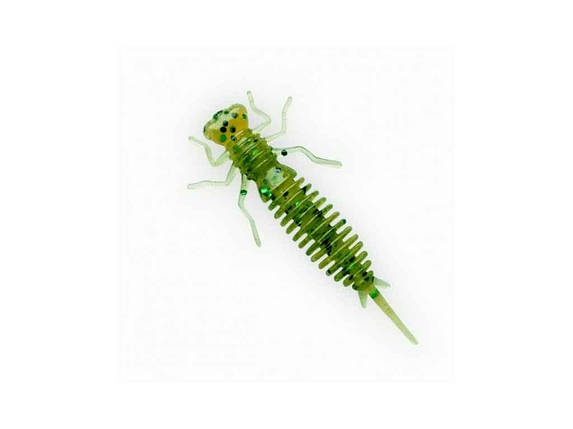 Приманка силіконова риболовна Larva 2,5 колір 005 (7шт/уп) ТМ FANATIK FG, фото 1