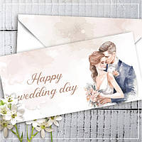 Конверт для грошей Happy Wedding Day