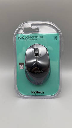 Мишка бездротова LOGITECH M280 Comfort Plus у блістері, фото 1