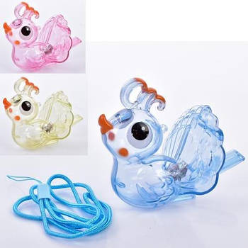 Свисток пташка 11см, світло, шнурок TD2023145-1 G-Rich