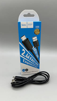 Кабель HOCO X88 Micro Gratified charging data cable, фото 1
