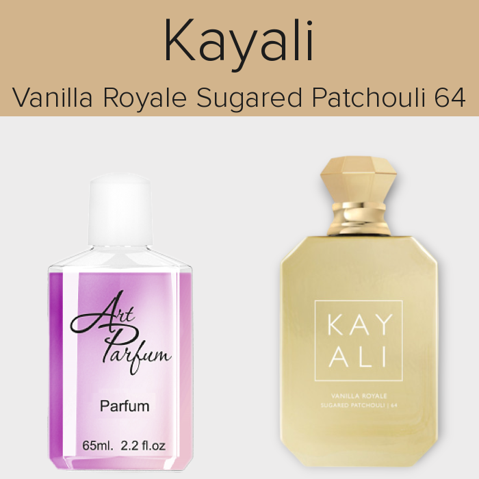 Парфуми 65мл. Аромат схожий з Kayali Vanilla Royale Sugared Patchouli 64