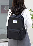 Рюкзак Fashion Maoch Case чоловічий жіночий дитячий шкільний портфель чорний, фото 5