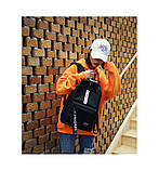 Рюкзак BE YOUR STYLE чоловічий жіночий дитячий шкільний портфель чорний з білим, фото 6