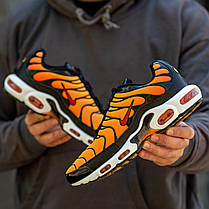 Чоловічі Кросівки Nike Air Max TN Black Orange / Найк Аїр Макс ТН Плюс Помаранчеві з Чорним, фото 3