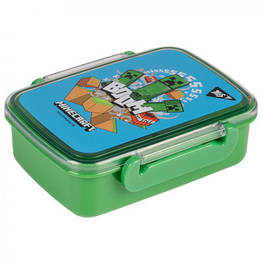 Ланч-бокс дитячий Yes Minecraft 420 мл, зелено-блакитний (708053) - оригінал